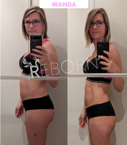 Transformation Wanda — avant/après